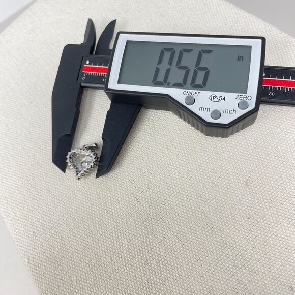 Stauer‎ Sterling Silver Cubic Zirconia Heart Pendant Vintage 925 CZ - Picture 10 of 11